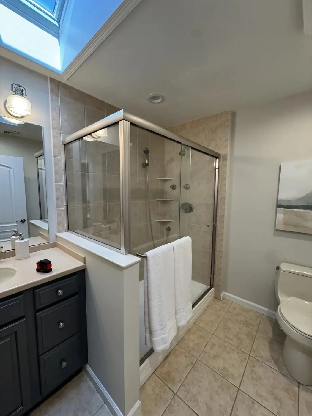 Before photo of a Middletown NJ bathroom shower remodel by Summit Home Services